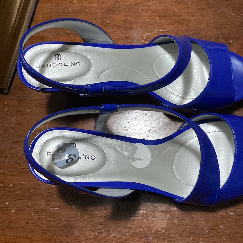 9 1/2 Teal Blue Pump Shoe